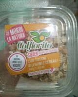 Snack con fiocchi di legumi e cereali
