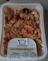 Insalata di pollo con verdure