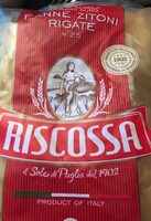 Riscossa Penne Rigate (25) 500g Ris 100 1 X 500g (Single)