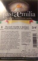 Ravioli ricotta e Spinaci