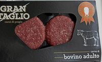 Hamburger bovino adulto piemontese