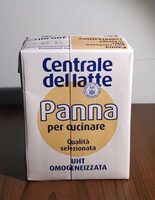 Centrale del latte panna da cucina UHT