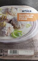 Polpettine con salsa ai porri e limone
