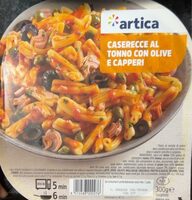 Caserecce al tonno con olive e capperi