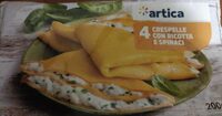 Crespelle con ricotta e spinaci