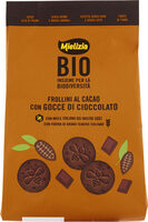 Bio frollini al cacao con gocce di cioccolato