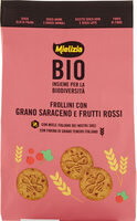 Bio frollini con grano saraceno e frutti rossi