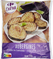 Aubergines grillées en tranches