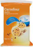 Muffin con gocce di cioccolato
