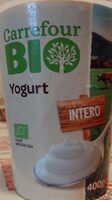 Carrefour yogurt intero biologico da latte fieno STG - 400g - bianco