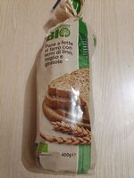 Pane A Fette Al Farro Con Semi Di Lino