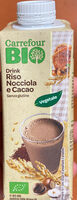 Drink riso nocciola e cacao