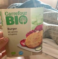 Burger di carota e lupino