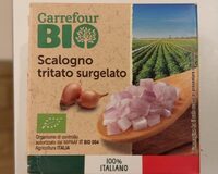 Scalogno tritato surgelato biologico