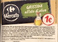 Grissini all’olio d’oliva