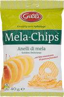 Mela-chips anelli di mela golden delicious