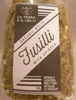 Organic White Fusilli with Spinach