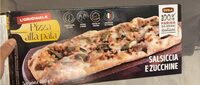 Pizza salsiccia e zucchine