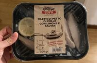 Filetti di pollo con limone e salvia
