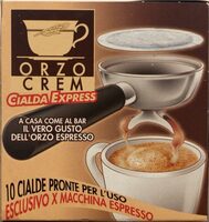 Orzo tostato e macinato in cialde espresso
