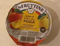 Purea di mela e pesca