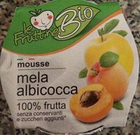 Purea mela albicocca bio