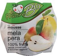 Bio mousse di mela e pera