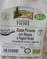 Zuppa piccante con risone e fagioli rossi