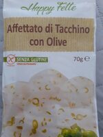 Affettato di tacchino con olive