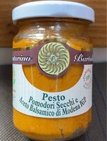 Pesto pomodori sechhi e aceto balsamico