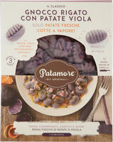 Gnocco rigato di patate viola