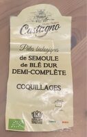 Pâtes de semoule de blé dur demi-complète - Coquillages