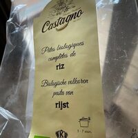 Pâtes bio complètes riz