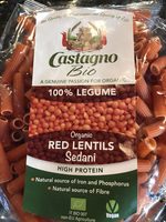 Organic red lentils sadeni