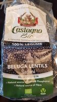 Pâtes aux lentilles beluga