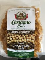 Organic chickpeas fusilli