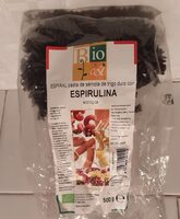 Espiral pasta de sémola de trigo duro con espirulina