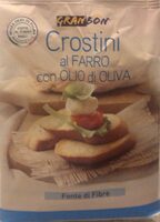 Crostini al farro con olio d’oliva