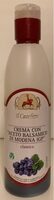 Crema con “ACETA BALSAMICO DI MODENA IGP”