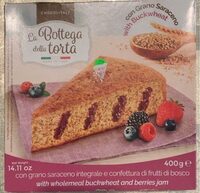 Torta con confettura di frutti di bosco