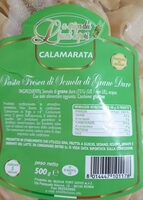 Pasta fresca di semola di grano duro - Calamarata