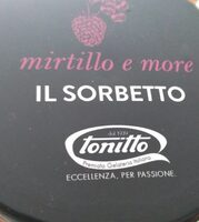Mure et mirtille sorbet
