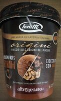 Gelato cioccolato con anacardi