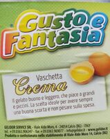 Vaschetta crema