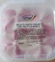 Gelato gusto yogurt var.frutti di bosco