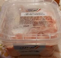 Gelato gusto limone-fragola