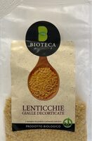 Lenticchie gialle decorticate