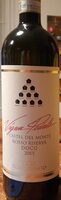 Vino rosso riserva