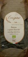Penne di grano duro bio con alga spirulina