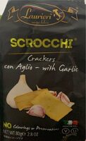 Scroochi Crackers with Garlic